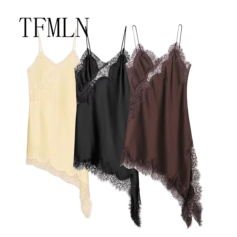 Sexy Irregular Lace Dress