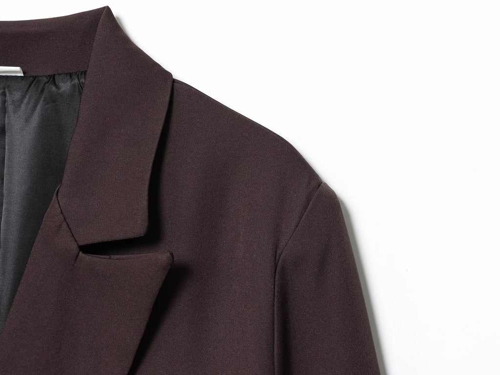 KONDALA Elegant Double Breasted Suit Women's Fall