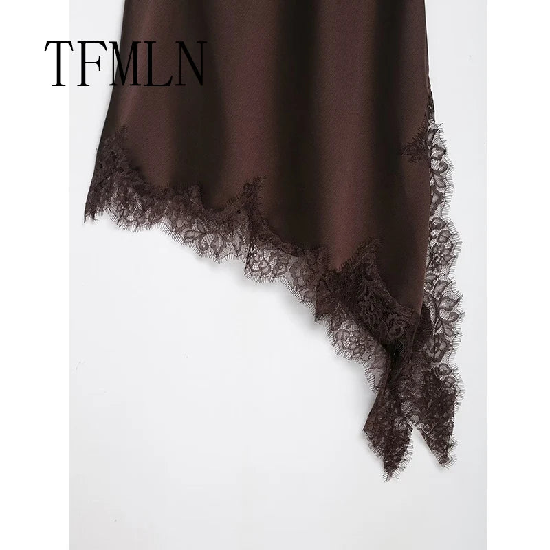 Sexy Irregular Lace Dress